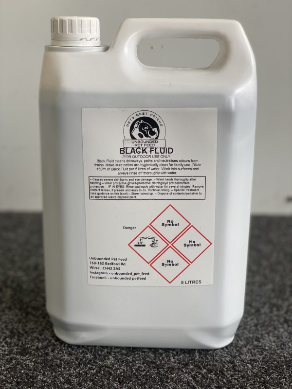 5 Litre Black fluid